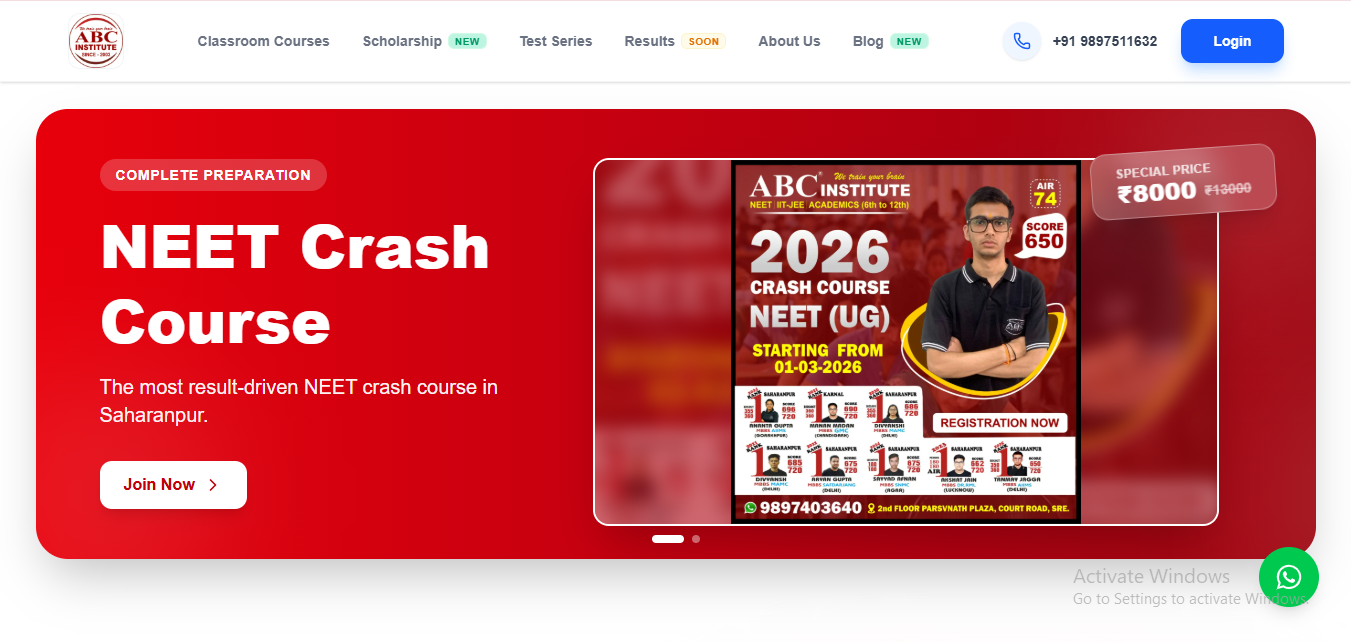 Web developer in Saharanpur - website development services